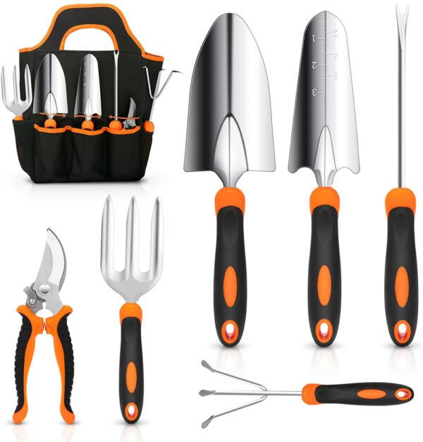 Garden Tool Set, Stainless Steel Heavy Duty Gardening Tool Set
